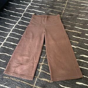 Women's Patagonia Common Threads brown stretch Leggings Flare Pants Sz XXS